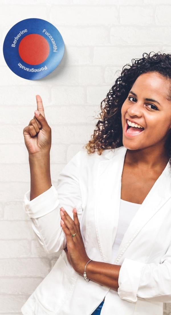 Woman who lost weight using Berberine Patches